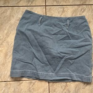 Express Denim-Style Blue Mini Skirt